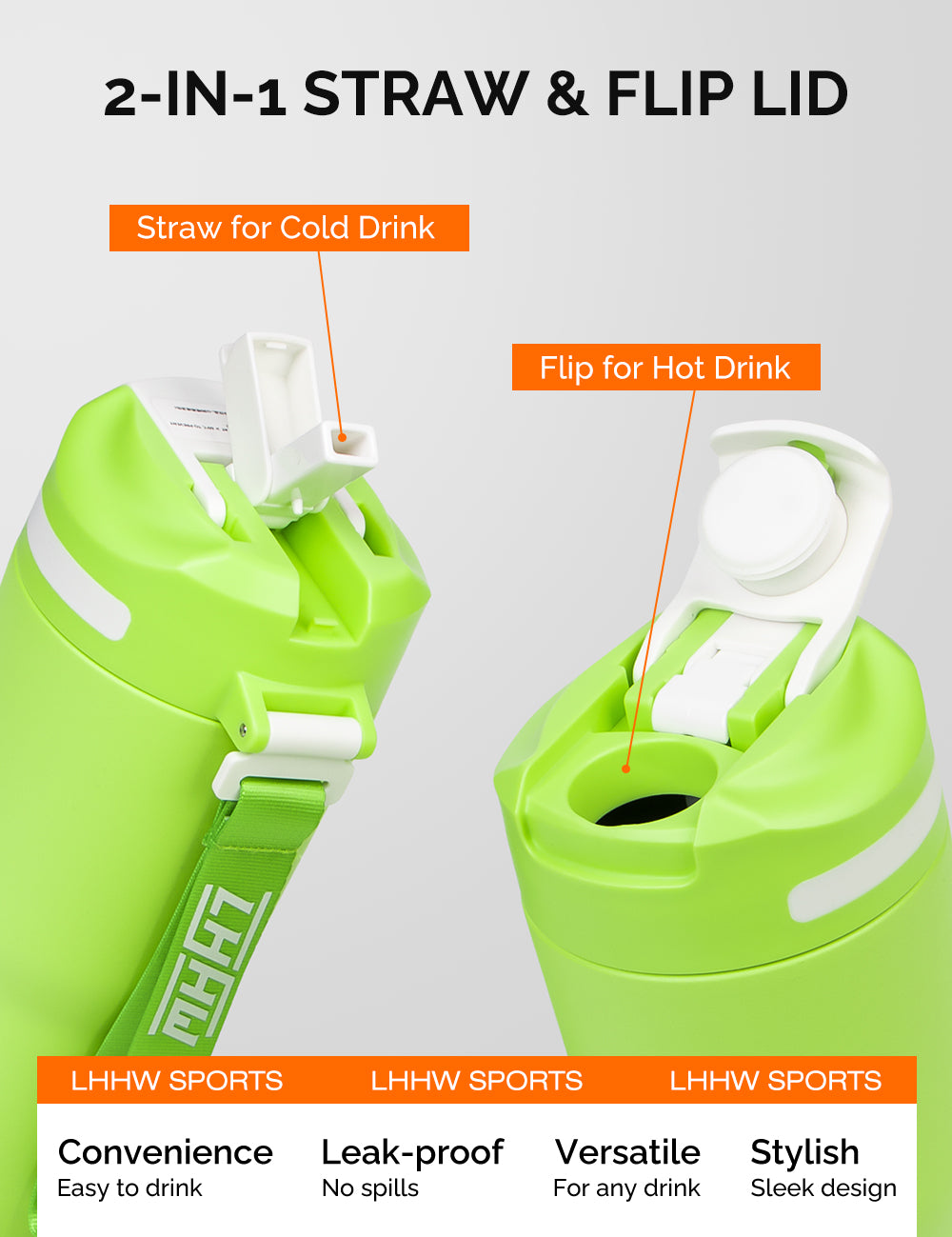 LHHW 2-IN-1 LID Tumbler 600ml