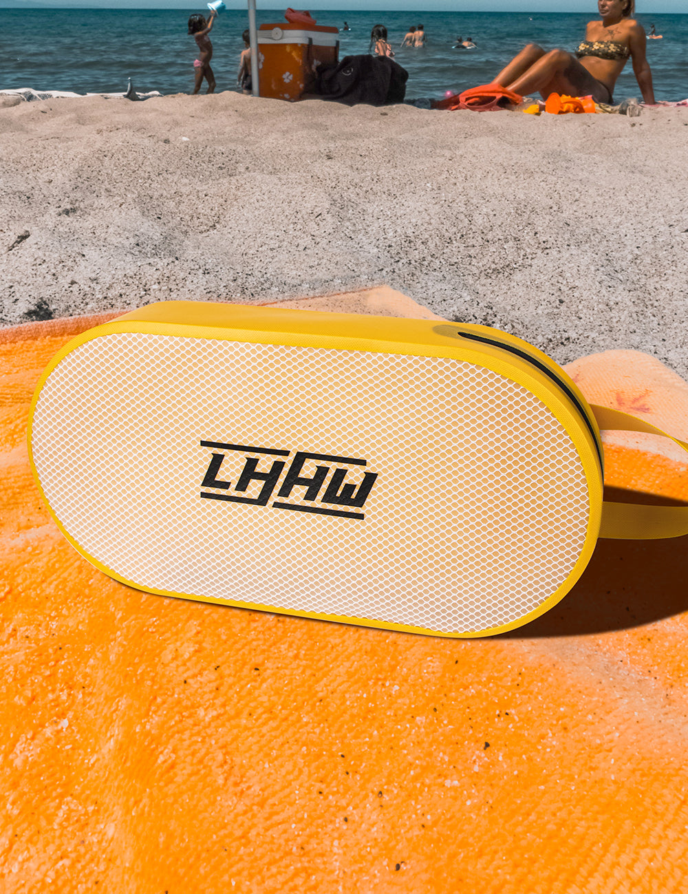 LHHW Portable Swimming Waterproof Bag Orange 5L