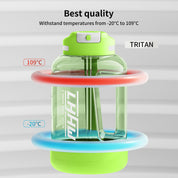 LHHW 2-IN-1 Lid 1.5L Large Capacity Water Bottle