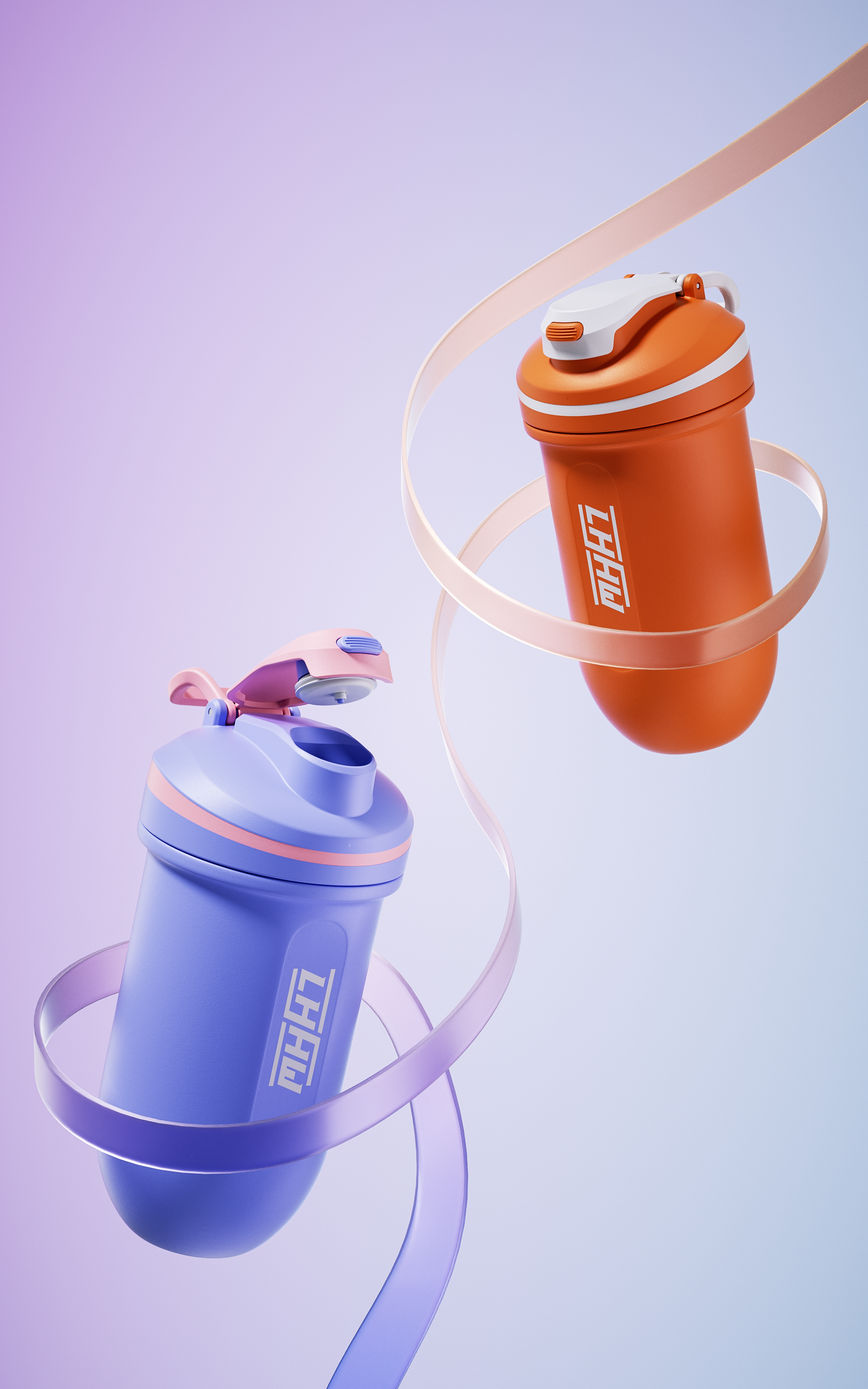 LHHW Energiekapsel-Shaker-Flasche 500 ml